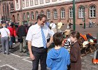 PD 13 04 16 Kindertag OB und Kinder vor dem Rathaus by hd  Kindertag im und um das Rathaus. (Foto: Stadt Heidelberg)